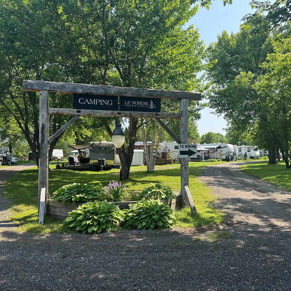 Le Camping du Nordik Réserve Boréale à Bégin